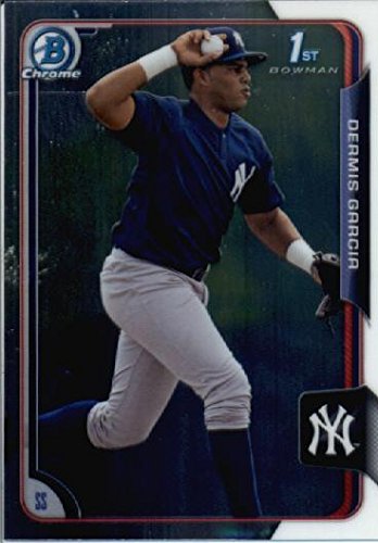 2015 Bowman Chrome Prospects Baseball Card #BCP13 Dermis Garcia