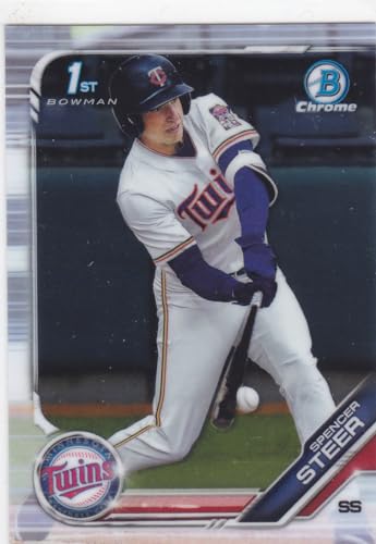 2019 BOWMAN CHROME DRAFT SPENCER STEER ROOKIE RC CARD