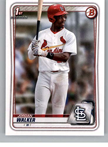 2020 Bowman Draft #BD-57 Jordan Walker RC Rookie St. Louis Cardinals Baseball Trading Card