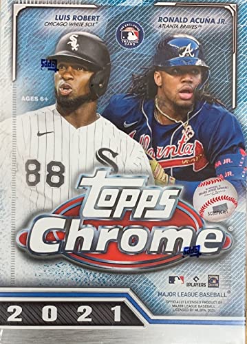 2021 Topps Chrome Baseball Trading Cards Blaster Box