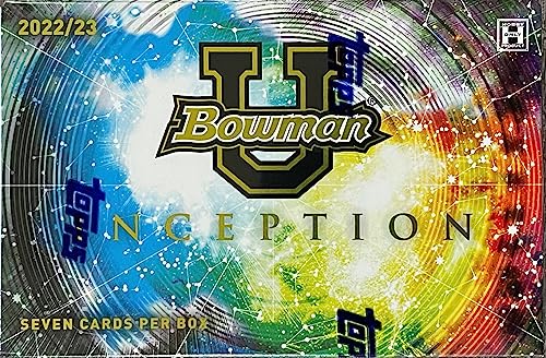 2022-23 Bowman University Inception Multi-Sport Hobby Box (1 Pack/7 Cards: 2 Autos)