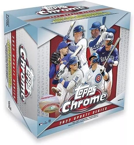 2022 Topps MLB Chrome Updates Baseball Trading Card Mega Box