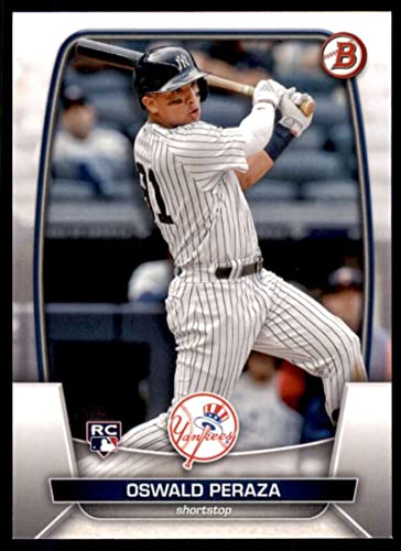 2023 Bowman #70 Oswald Peraza New York Yankees MLB Baseball Card (RC - Rookie Card) NM-MT