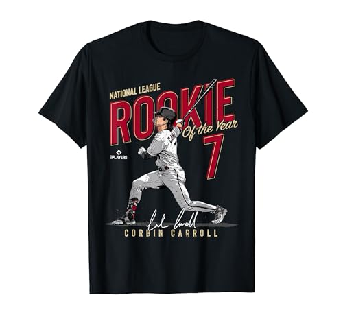 2023 NL Rookie of the Year Corbin Carroll Arizona MLBPA T-Shirt
