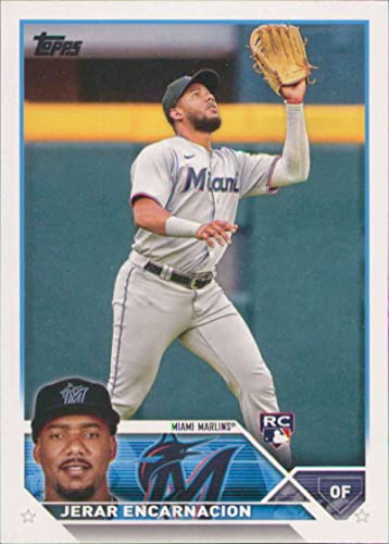 2023 Topps #318 Jerar Encarnacion NM+ RC Rookie Marlins