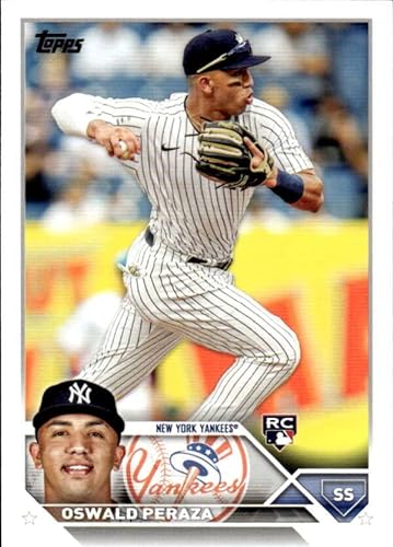 2023 Topps #94 Oswald Peraza New York Yankees (RC - Rookie Card) NM-MT MLB Baseball