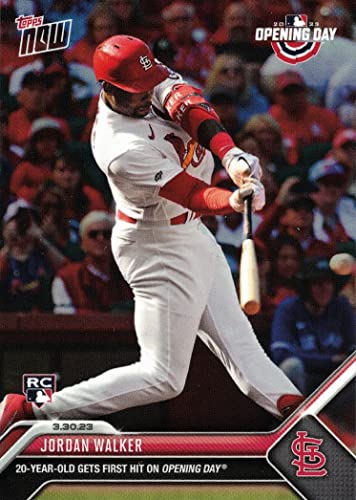 2023 Topps Now Baseball #7 Jordan Walker Rookie Card Cardinals - Makes Major League Debut