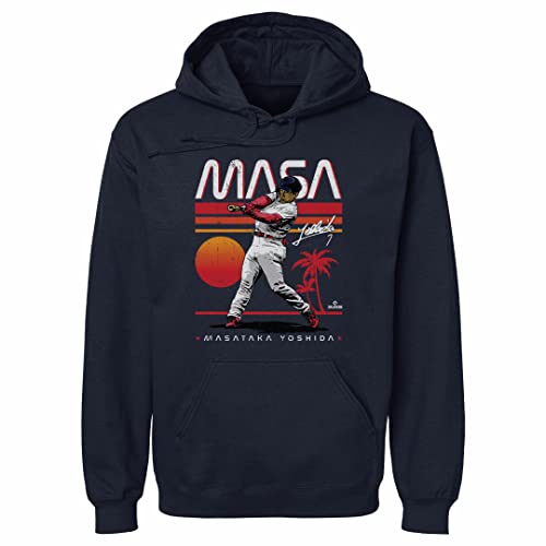 500 LEVEL Masataka Yoshida Hoodie Sweatshirt (Hoodie, Medium, Navy) - Masataka Yoshida Boston MASA WHT