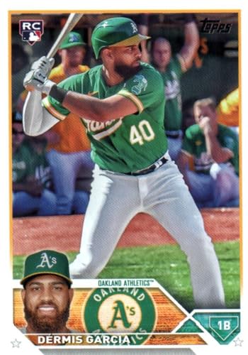 Dermis Garcia Update Series Rookie Card Collectible Baseball Card- 2023 Topps Baseball Card #US11 (Athletics)