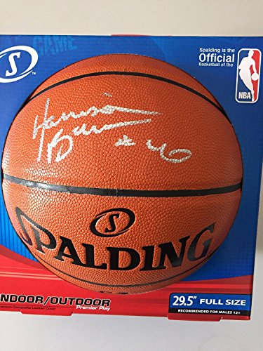 Harrison Barnes Autographed Spalding Hybrid Basketball