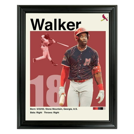 Jordan Walker Framed Sports Art Photo by Thomas Maxwell