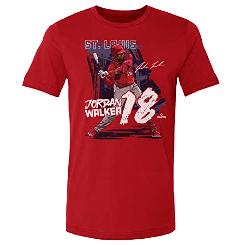 Jordan Walker Shirt (Cotton, X-Large, Red) - Jordan Walker St. Louis State WHT
