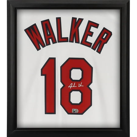 Jordan Walker St. Louis Cardinals Framed Autographed White Replica Jersey Shadowbox - Fanatics Authentic Certified