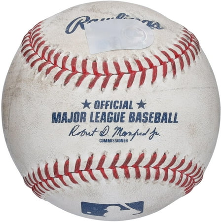 Oswald Peraza New York Yankees Game-Used Baseball vs. New York Mets on July 26, 2023 - RBI Fielder's Choice - Fanatics Authentic Certified