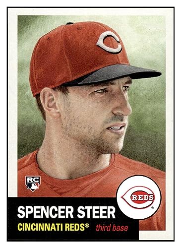 SPENCER STEER RC 2023 Topps Living Set #649 ROOKIE Reds NM+-MT+ MLB Baseball PR:2135