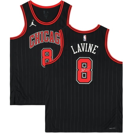 Zach LaVine Chicago Bulls Autographed Jordan Brand Black 2022-2023 Statement Edition Swingman Jersey - Fanatics Authentic Certified